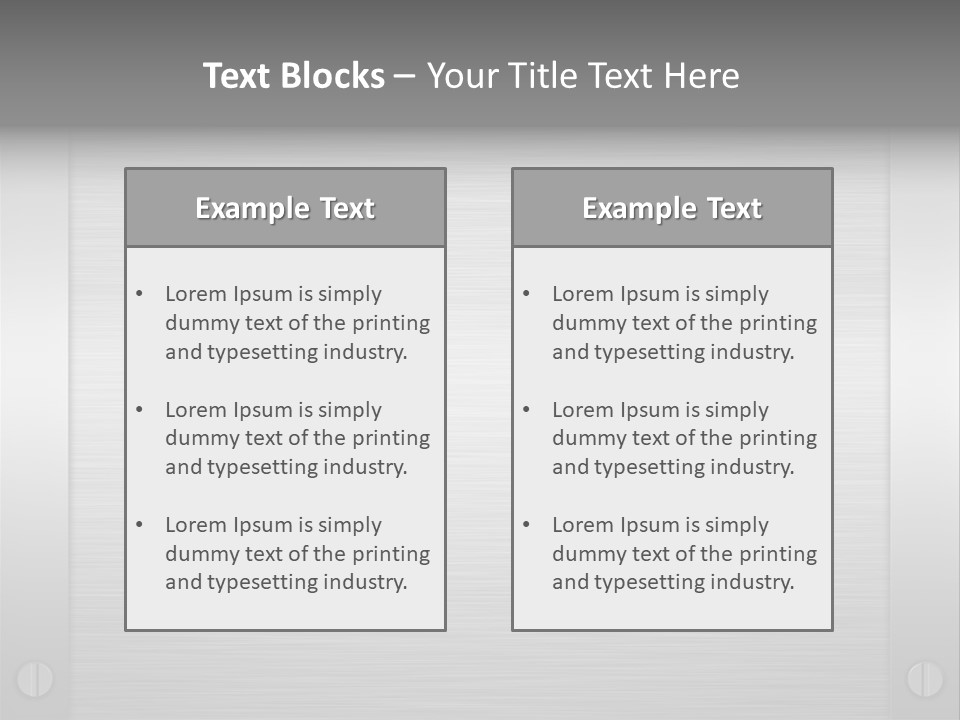 Edges Framed Brushing PowerPoint Template