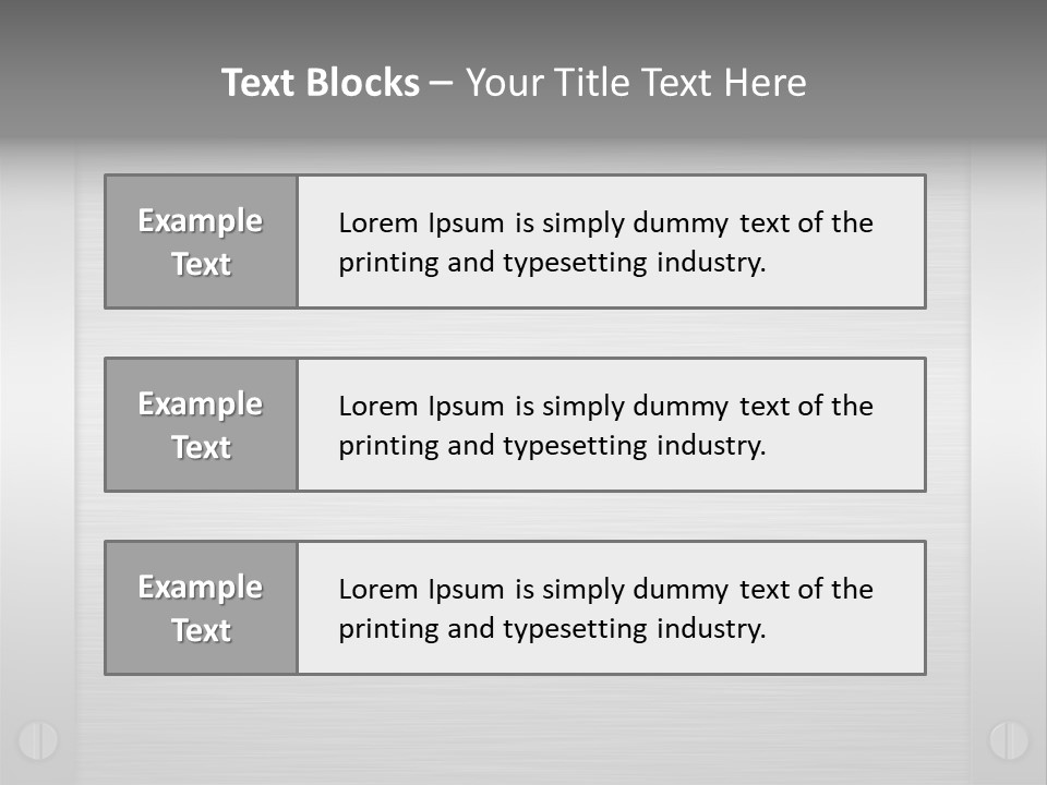 Edges Framed Brushing PowerPoint Template