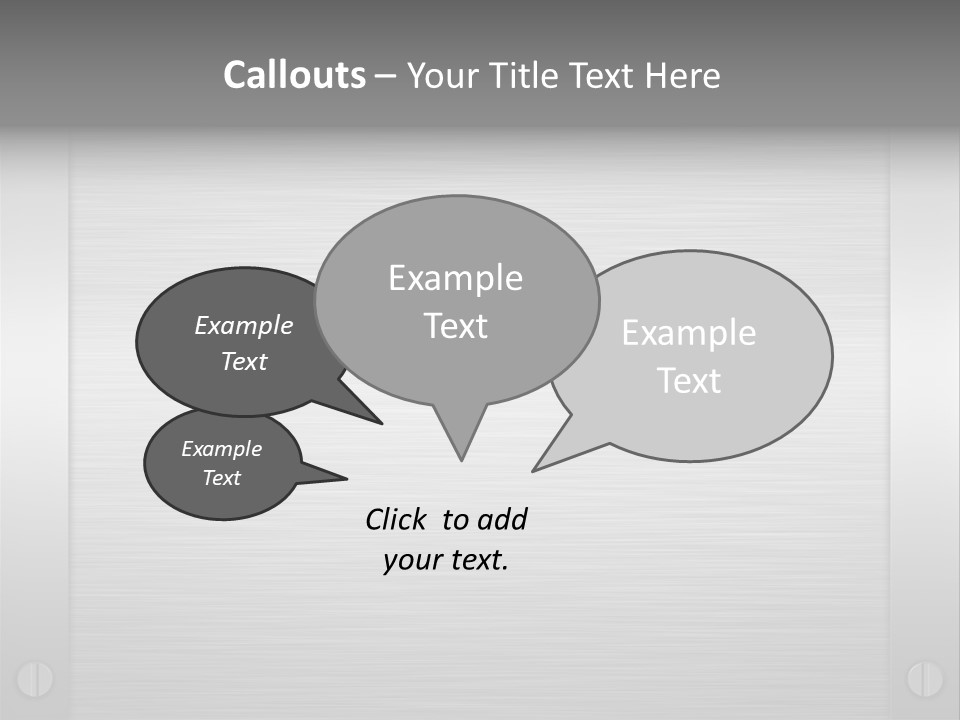 Edges Framed Brushing PowerPoint Template