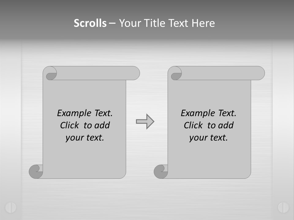 Edges Framed Brushing PowerPoint Template