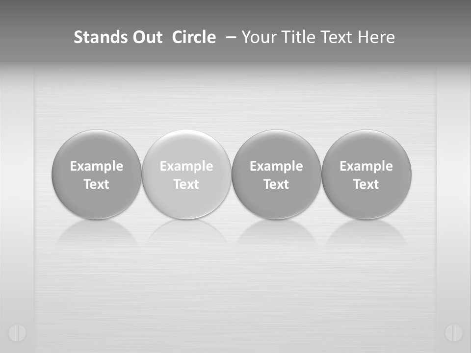 Edges Framed Brushing PowerPoint Template