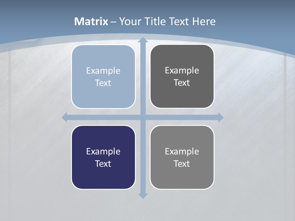 Wall Silver Aluminum PowerPoint Template