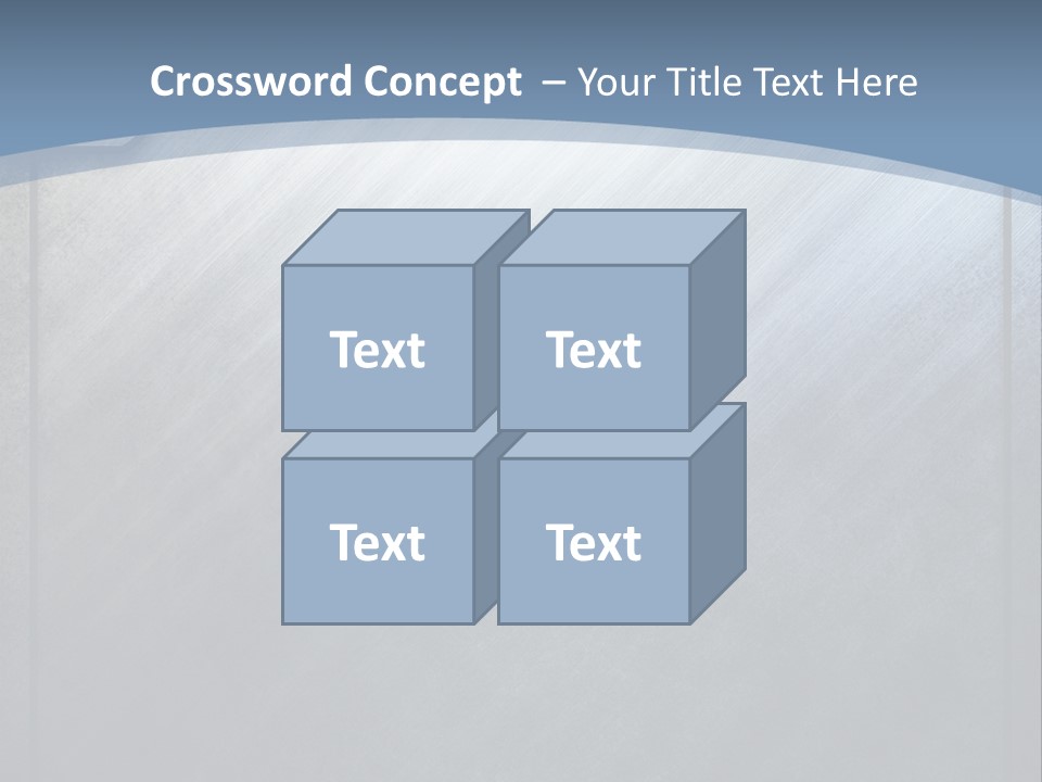 Wall Silver Aluminum PowerPoint Template