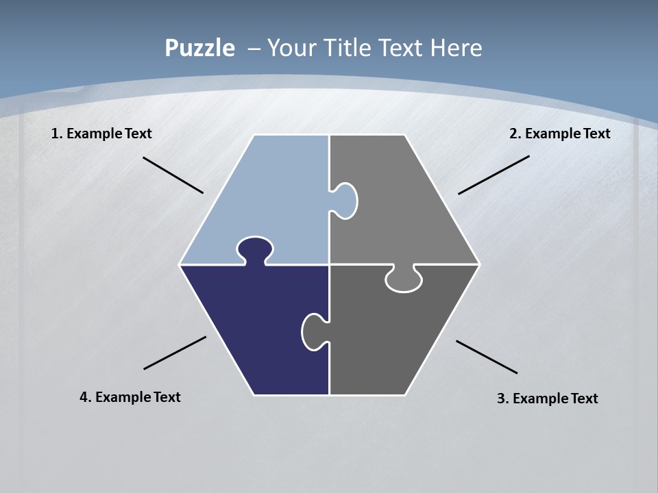 Wall Silver Aluminum PowerPoint Template