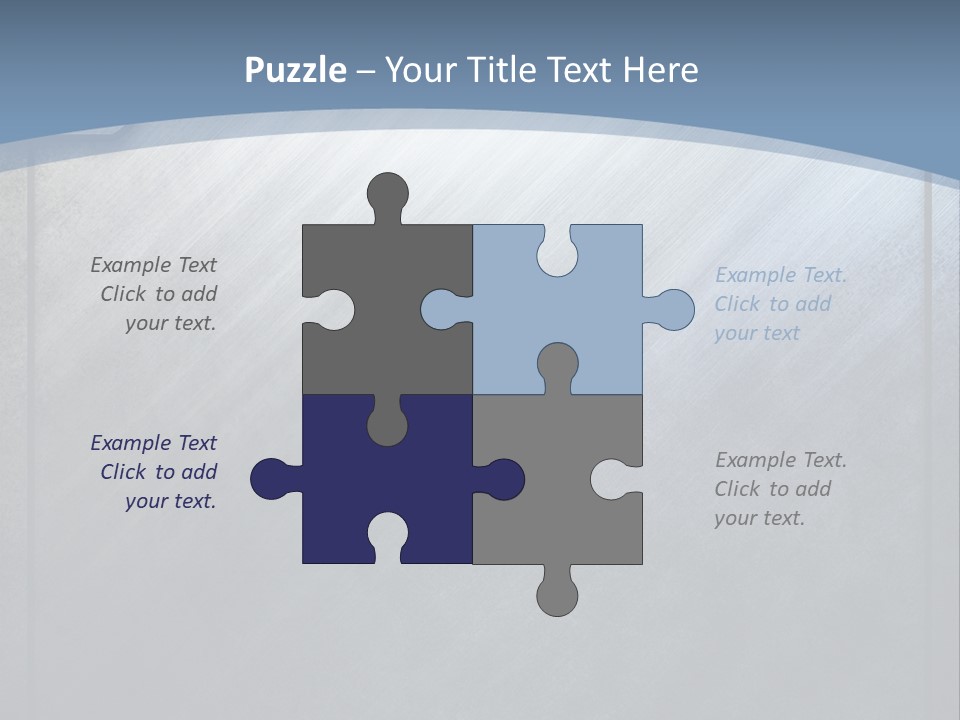 Wall Silver Aluminum PowerPoint Template