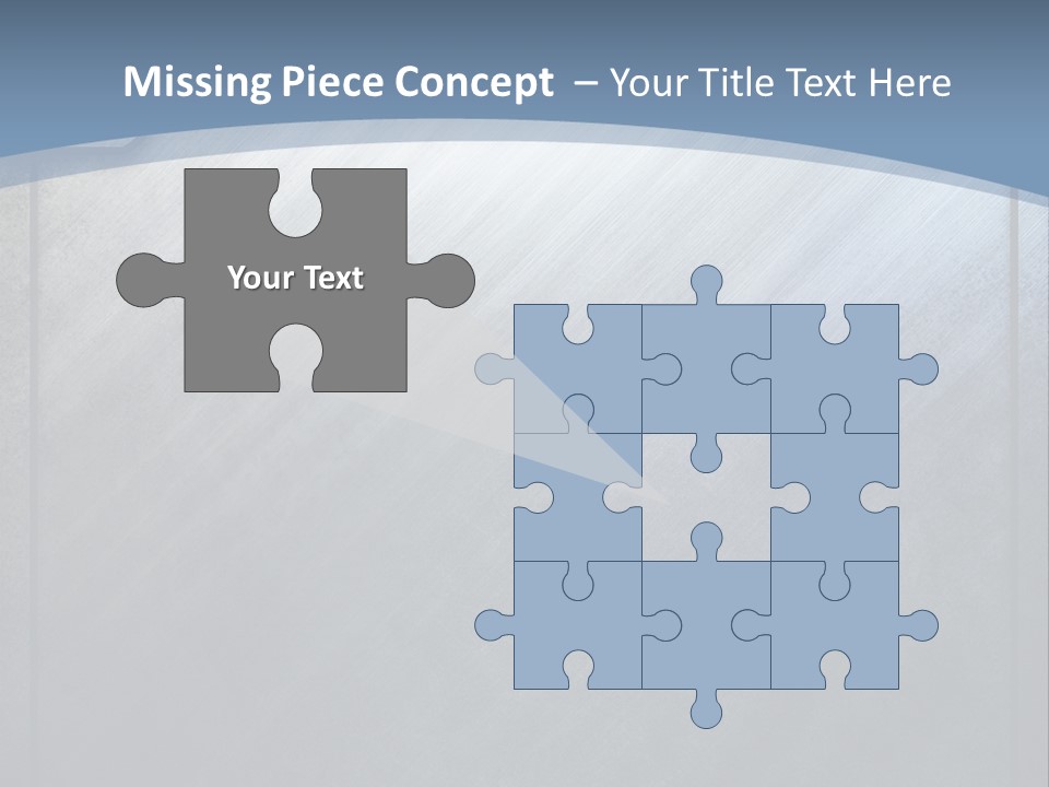 Wall Silver Aluminum PowerPoint Template