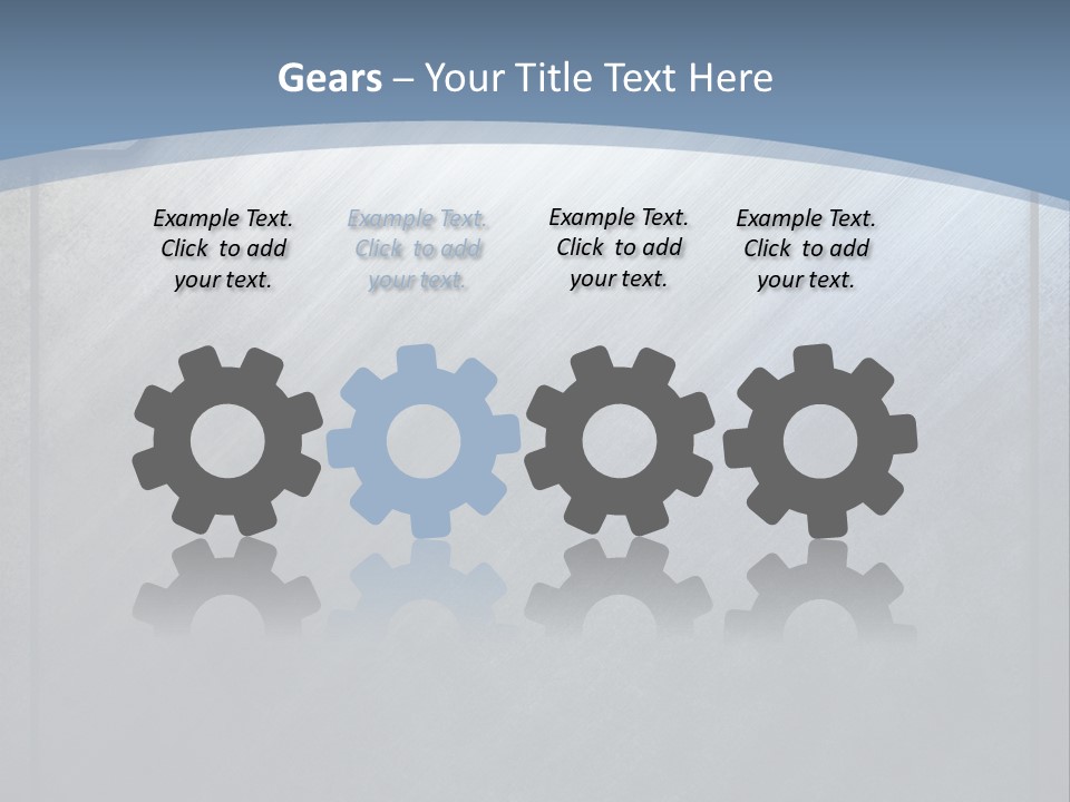 Wall Silver Aluminum PowerPoint Template