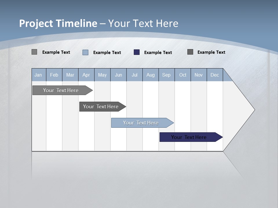 Wall Silver Aluminum PowerPoint Template