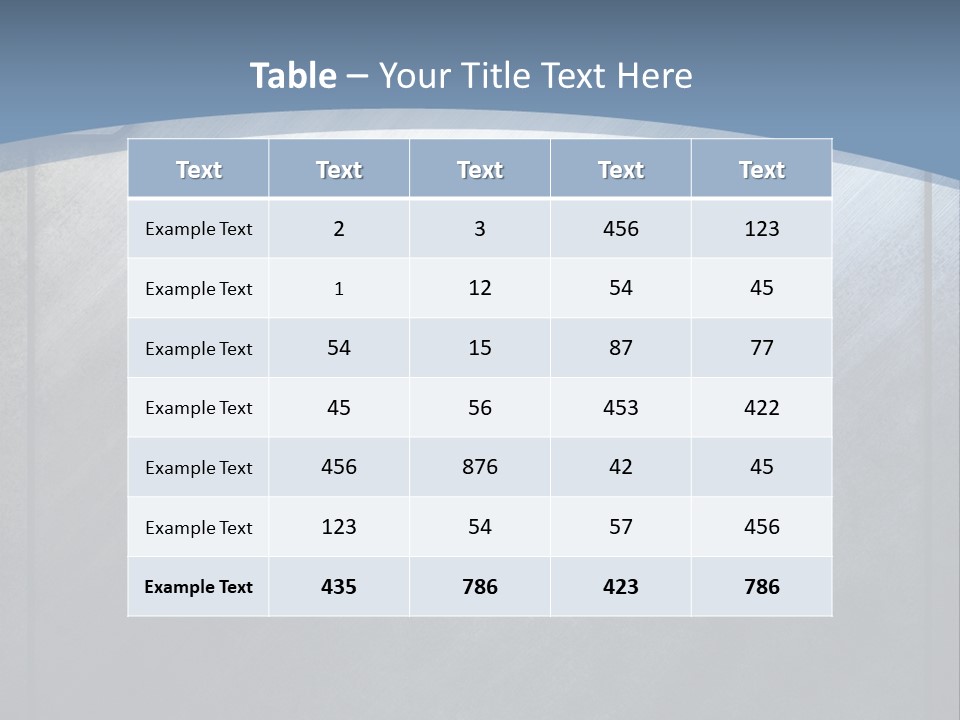 Wall Silver Aluminum PowerPoint Template