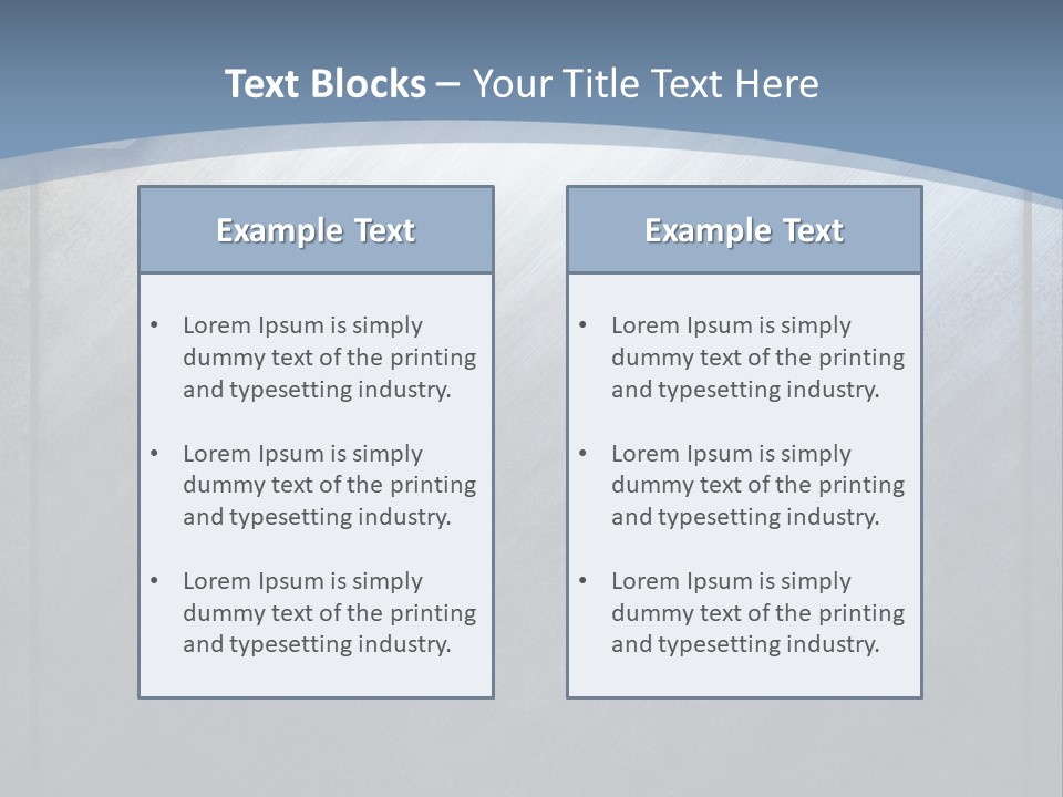 Wall Silver Aluminum PowerPoint Template