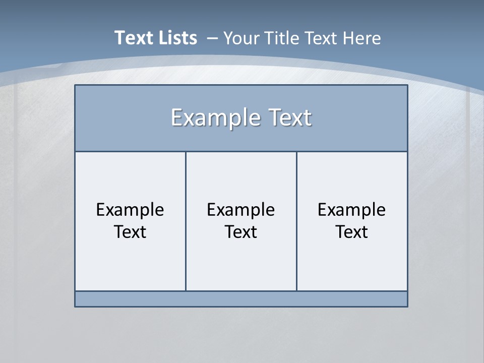Wall Silver Aluminum PowerPoint Template