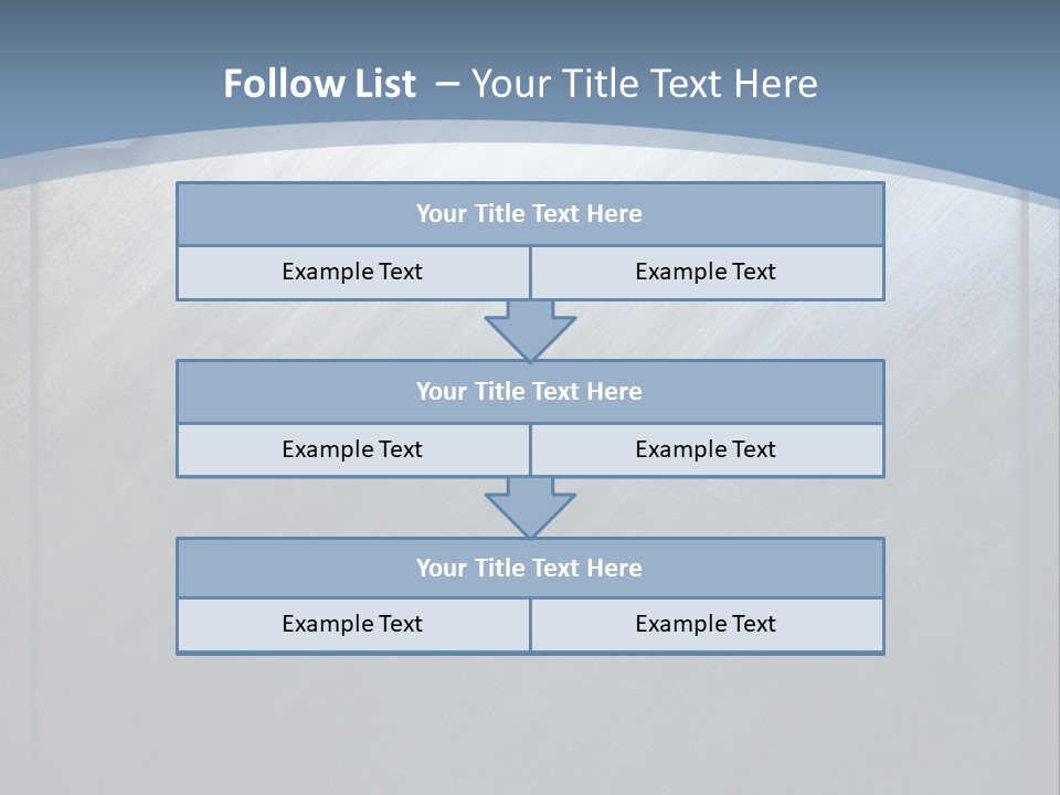 Wall Silver Aluminum PowerPoint Template