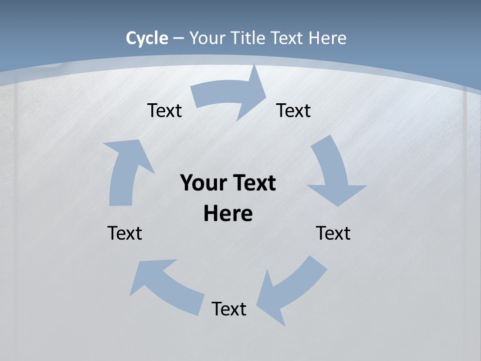 Wall Silver Aluminum PowerPoint Template