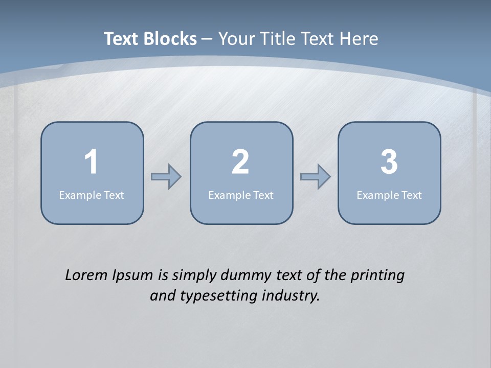 Wall Silver Aluminum PowerPoint Template