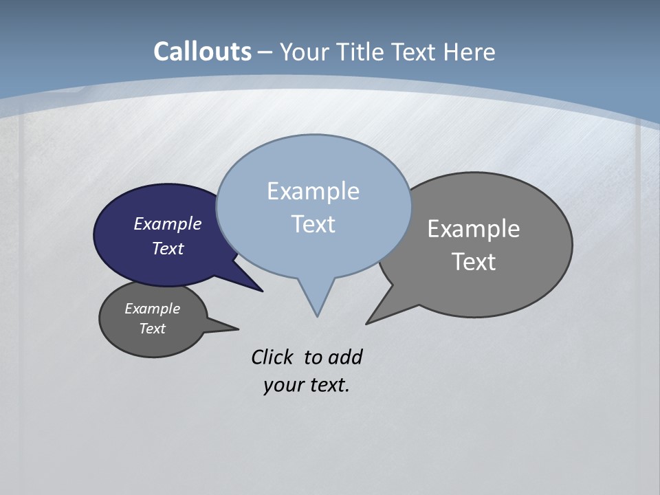 Wall Silver Aluminum PowerPoint Template