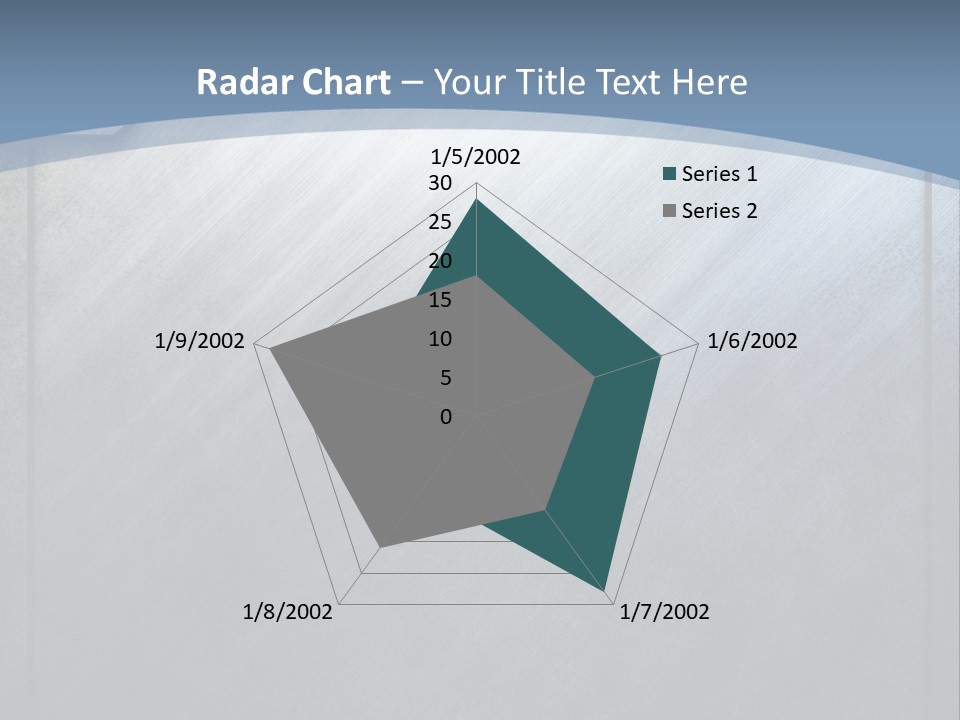 Wall Silver Aluminum PowerPoint Template