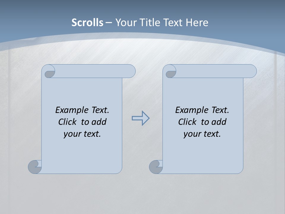 Wall Silver Aluminum PowerPoint Template