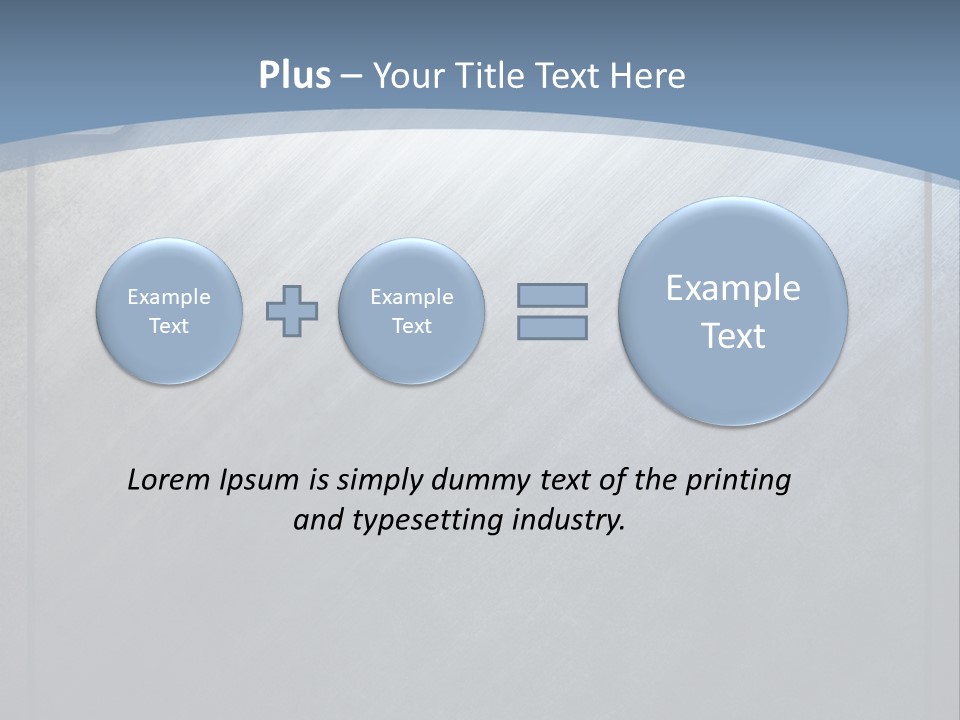 Wall Silver Aluminum PowerPoint Template