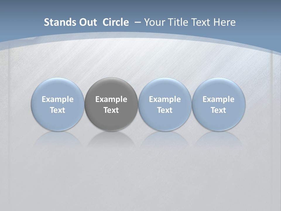 Wall Silver Aluminum PowerPoint Template