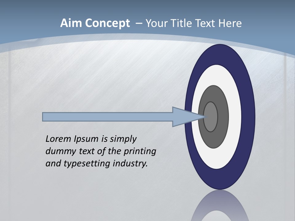 Wall Silver Aluminum PowerPoint Template