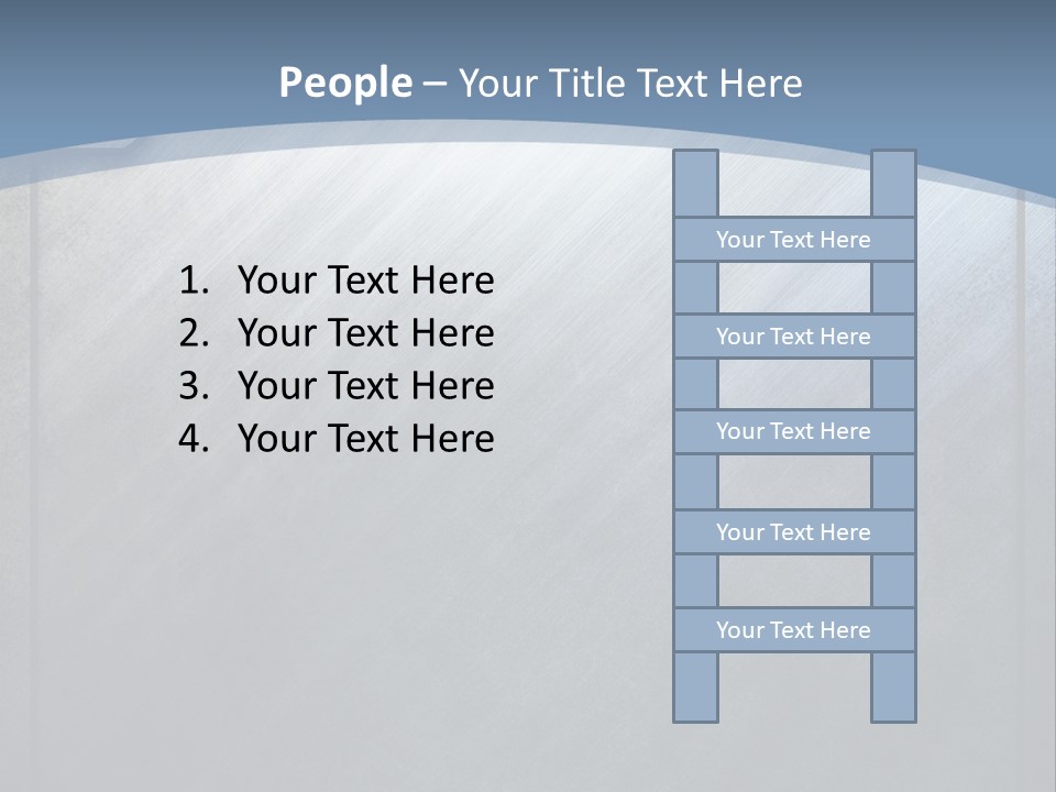 Wall Silver Aluminum PowerPoint Template