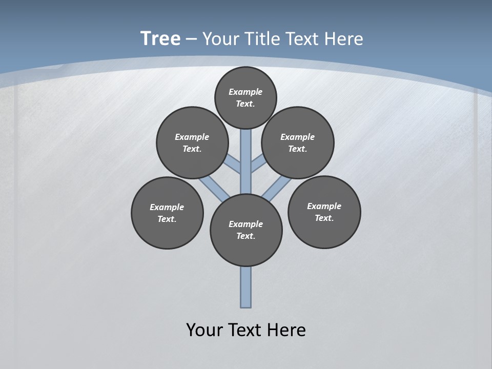 Wall Silver Aluminum PowerPoint Template