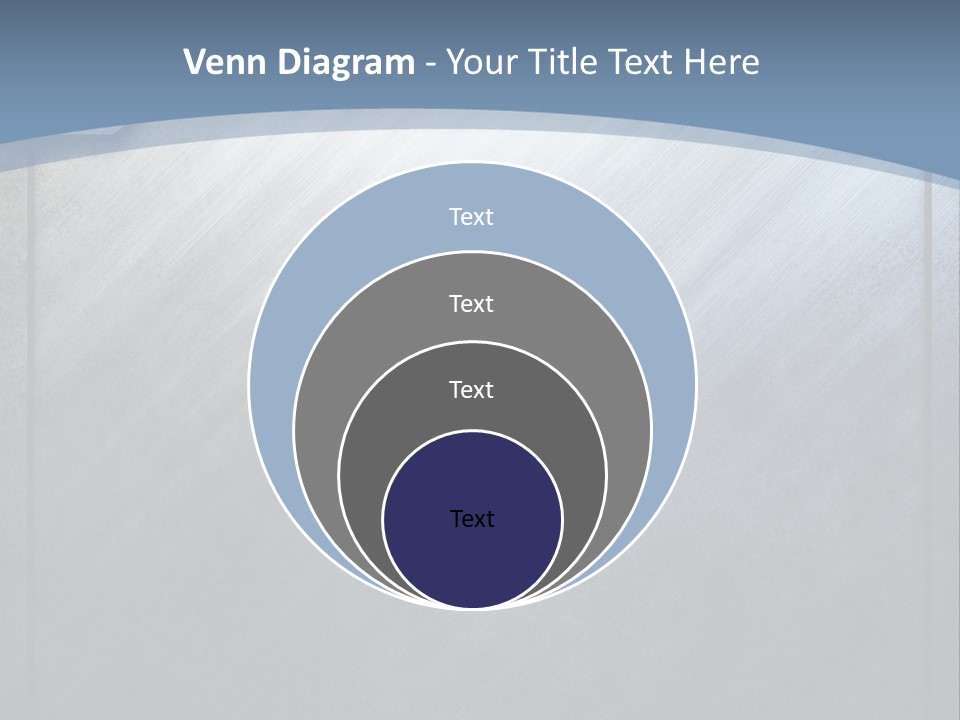 Wall Silver Aluminum PowerPoint Template