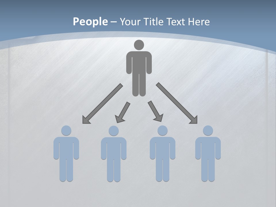 Wall Silver Aluminum PowerPoint Template