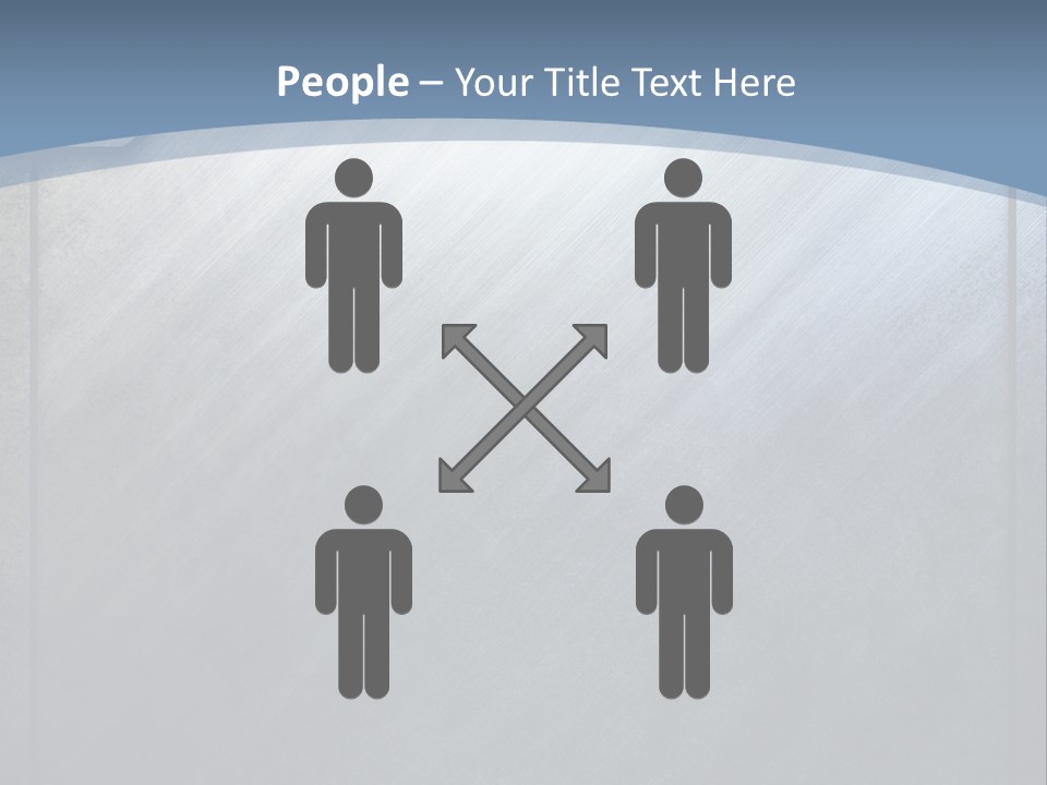 Wall Silver Aluminum PowerPoint Template