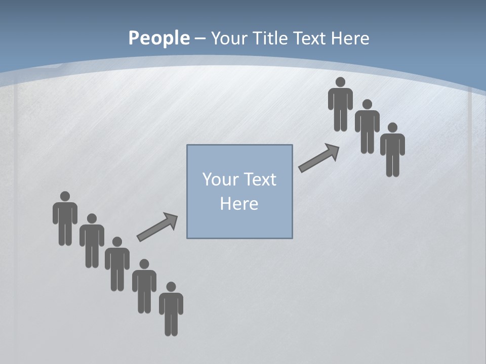 Wall Silver Aluminum PowerPoint Template