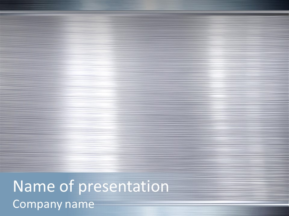 Design Steel Surface PowerPoint Template
