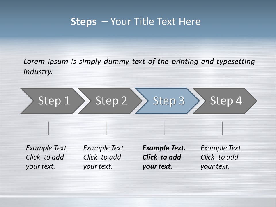 Design Steel Surface PowerPoint Template