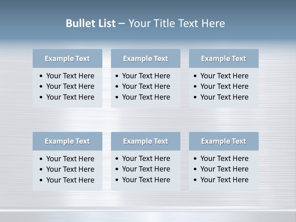 Design Steel Surface PowerPoint Template