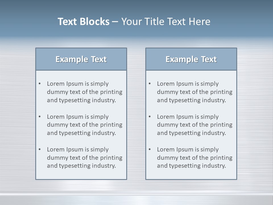 Design Steel Surface PowerPoint Template