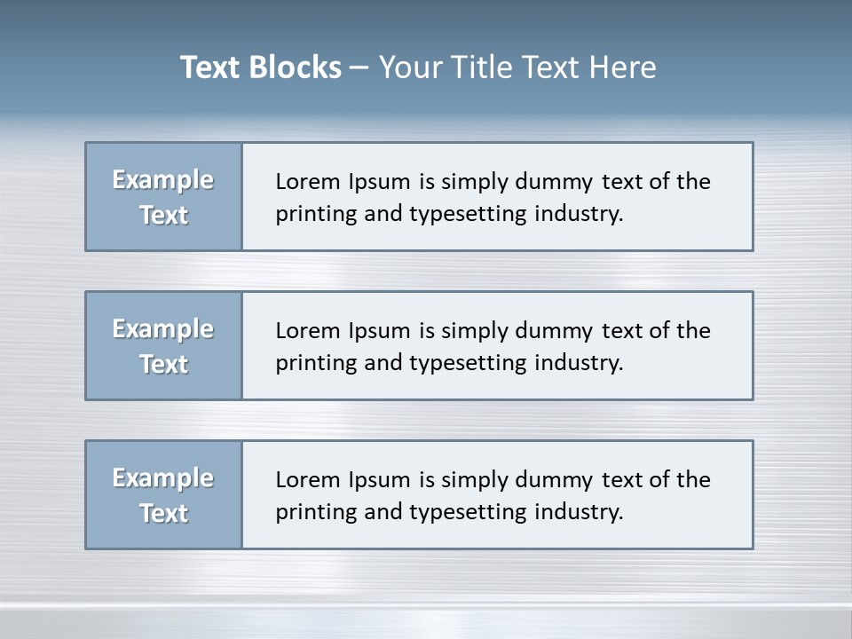 Design Steel Surface PowerPoint Template