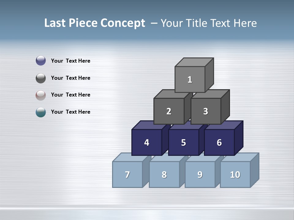 Design Steel Surface PowerPoint Template