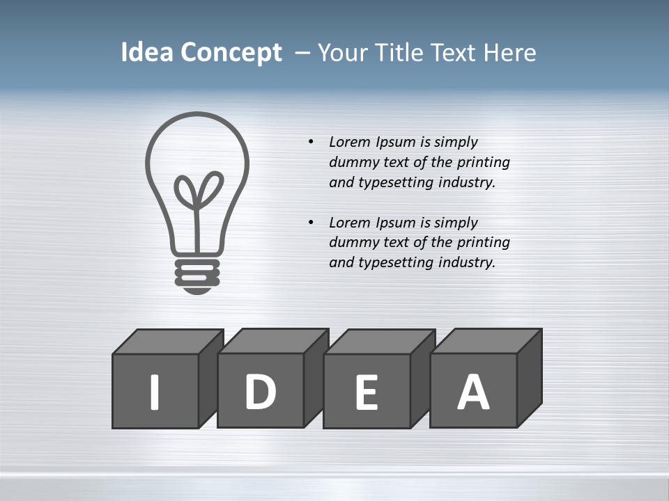 Design Steel Surface PowerPoint Template