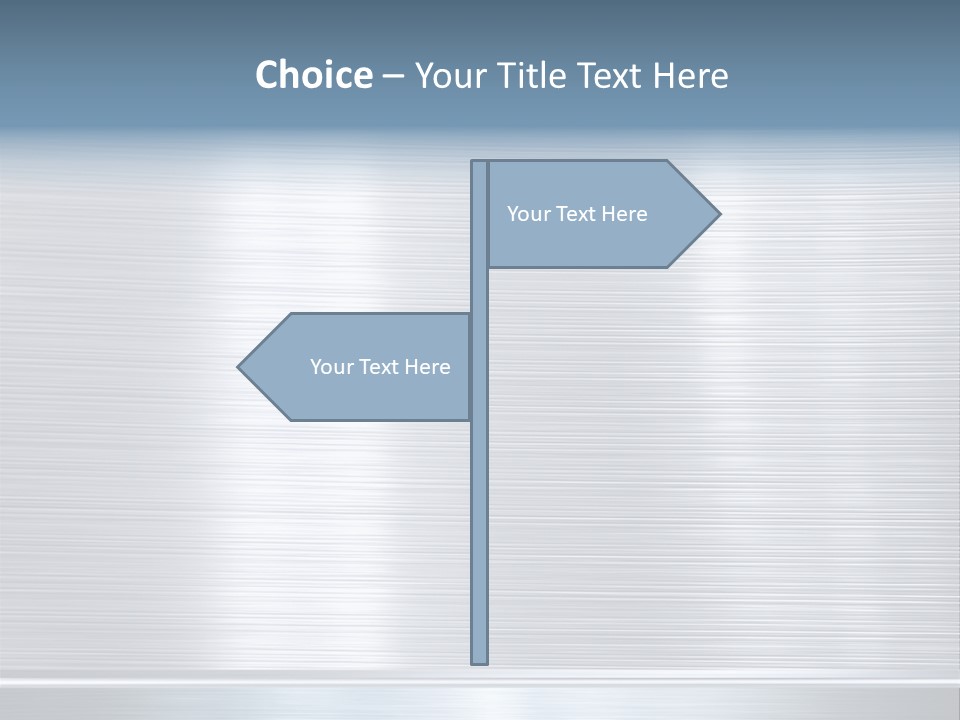 Design Steel Surface PowerPoint Template