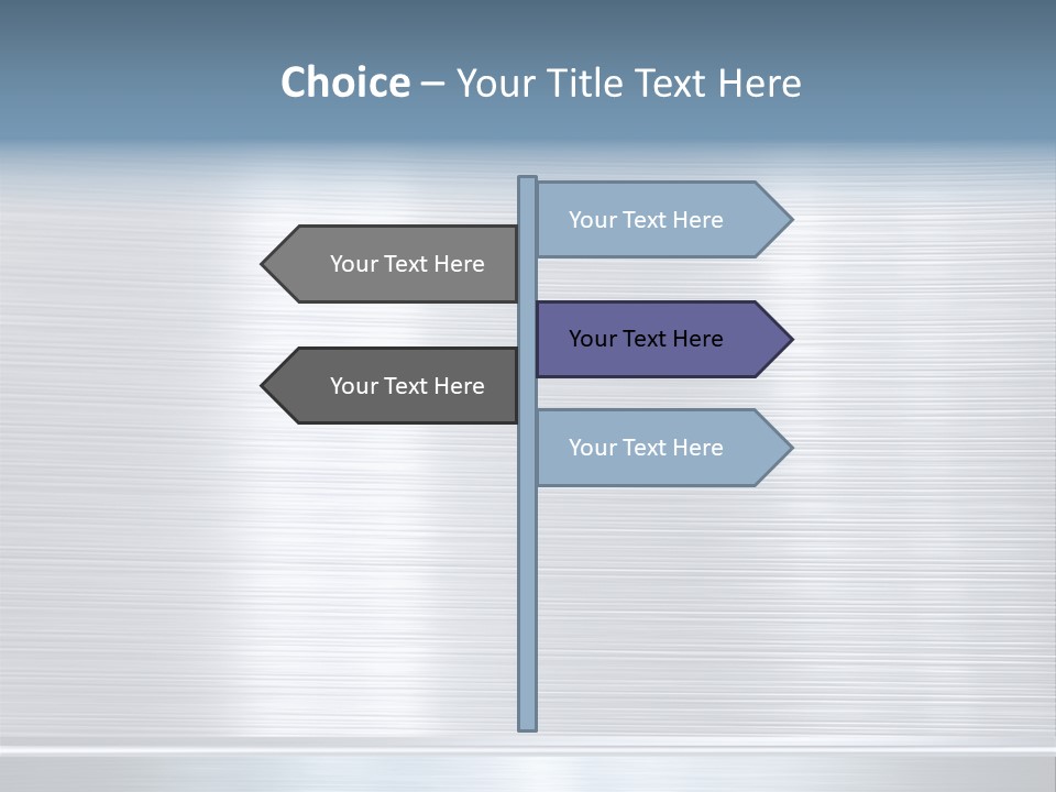 Design Steel Surface PowerPoint Template
