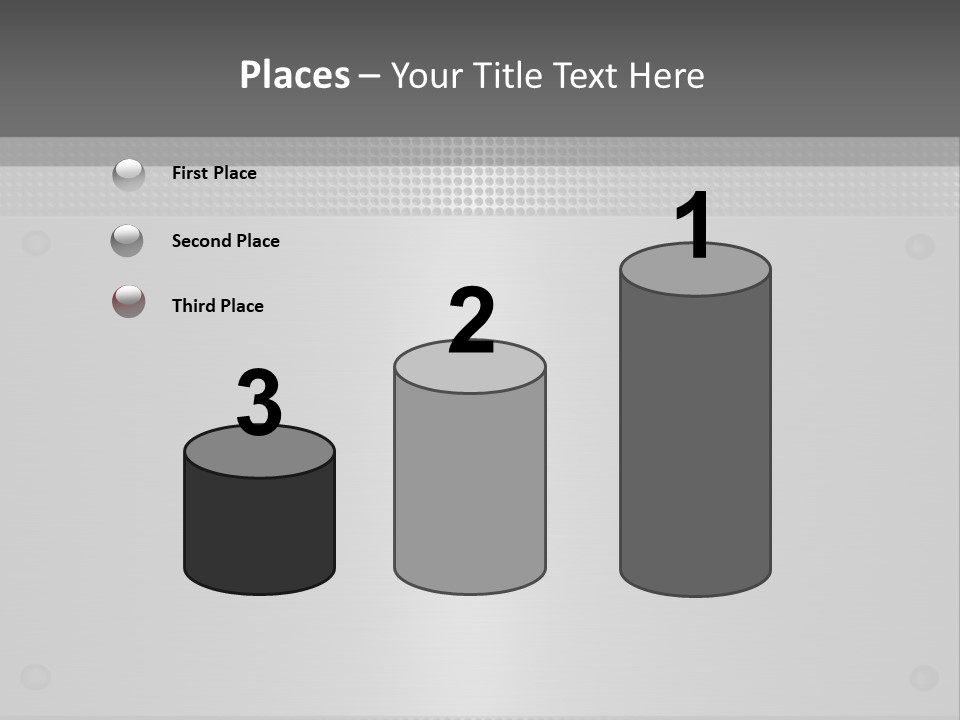 Metall Kulissen Signs PowerPoint Template
