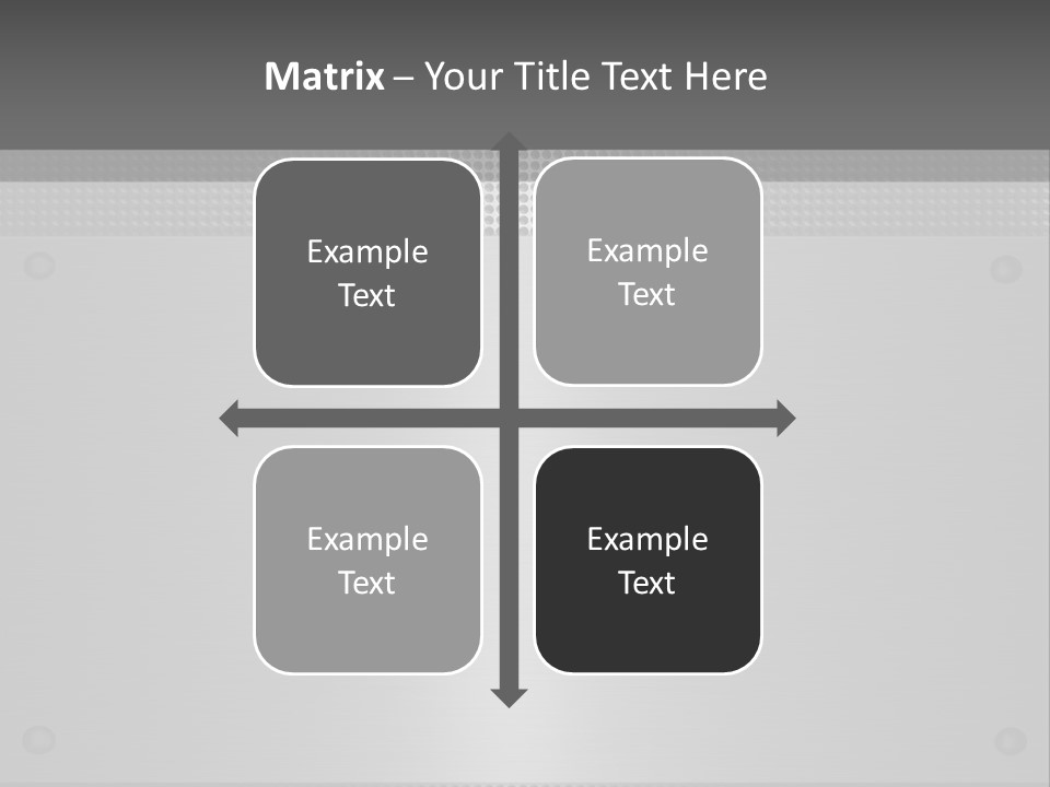 Metall Kulissen Signs PowerPoint Template