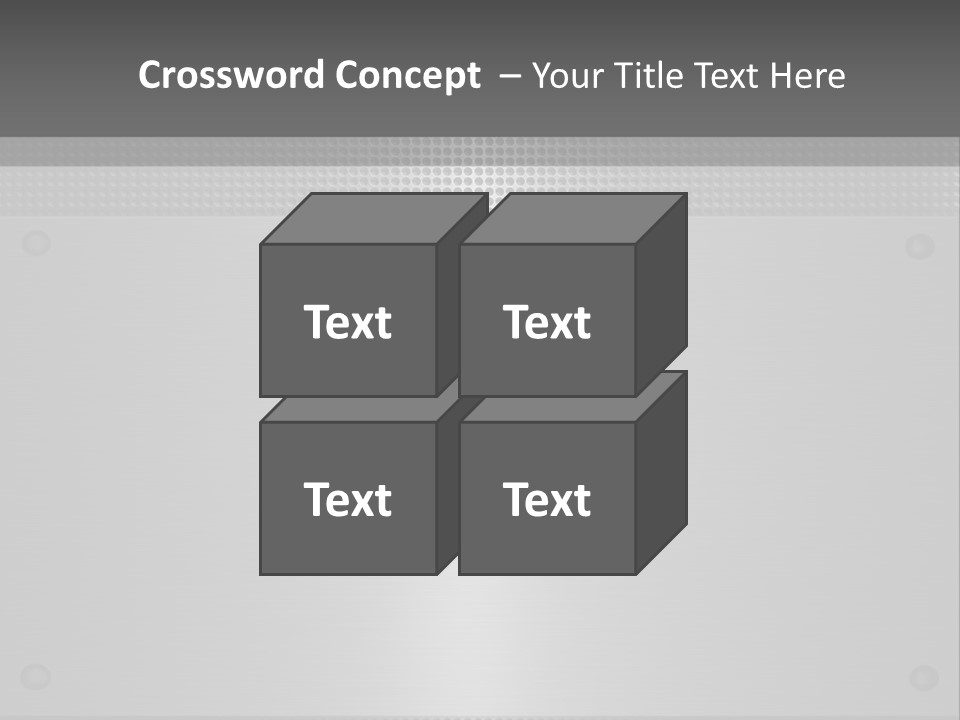 Metall Kulissen Signs PowerPoint Template