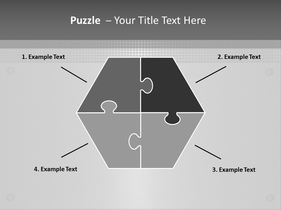 Metall Kulissen Signs PowerPoint Template