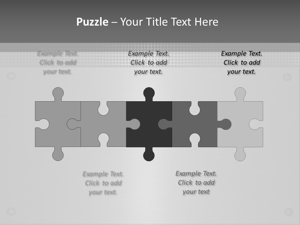 Metall Kulissen Signs PowerPoint Template