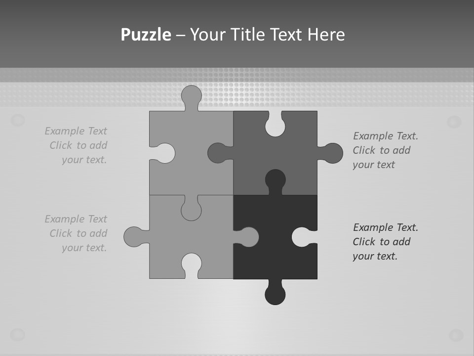 Metall Kulissen Signs PowerPoint Template