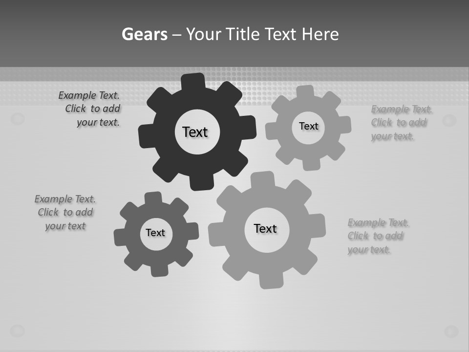 Metall Kulissen Signs PowerPoint Template