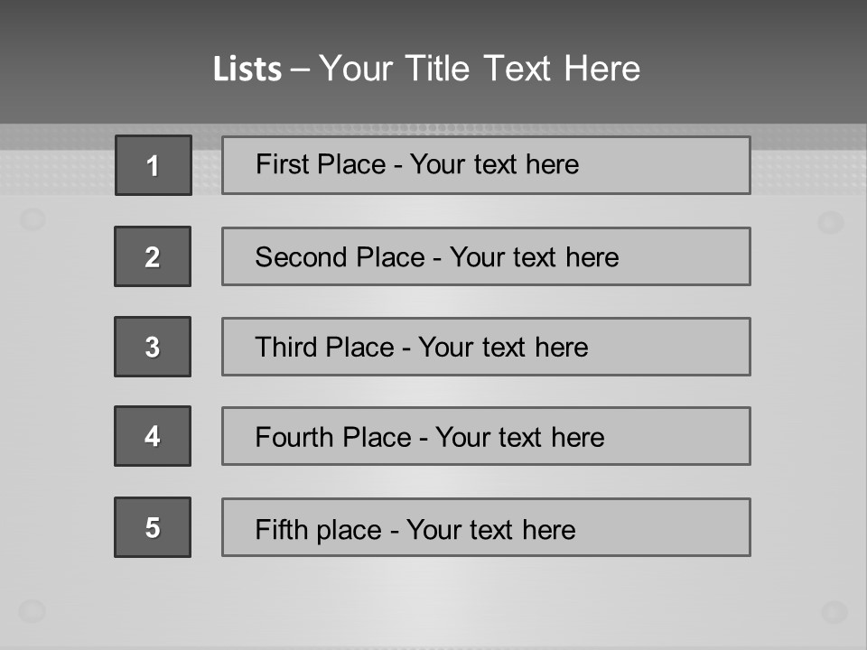 Metall Kulissen Signs PowerPoint Template