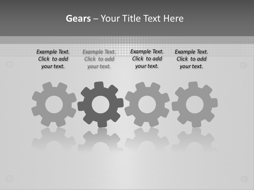 Metall Kulissen Signs PowerPoint Template