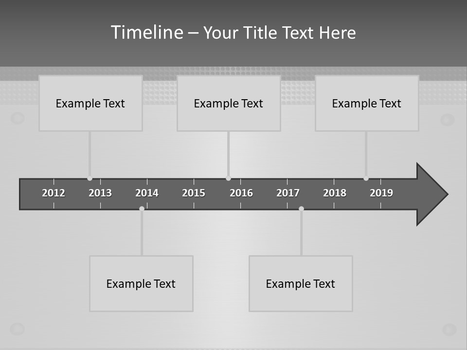 Metall Kulissen Signs PowerPoint Template