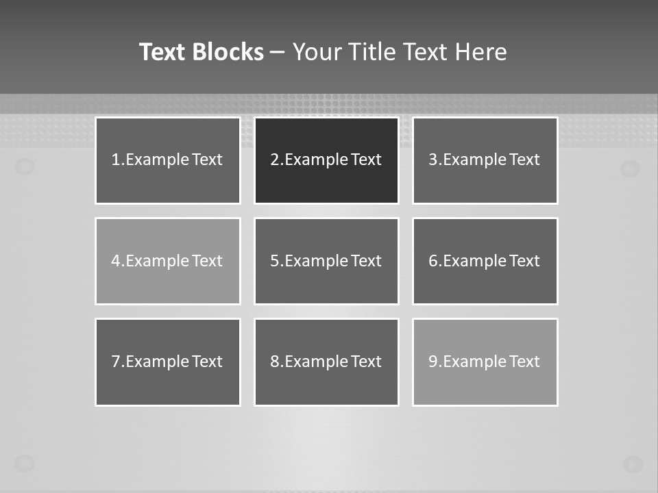 Metall Kulissen Signs PowerPoint Template